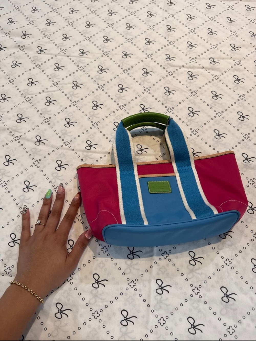 Coach vintage pink mini tote bag - Picture 8 of 8